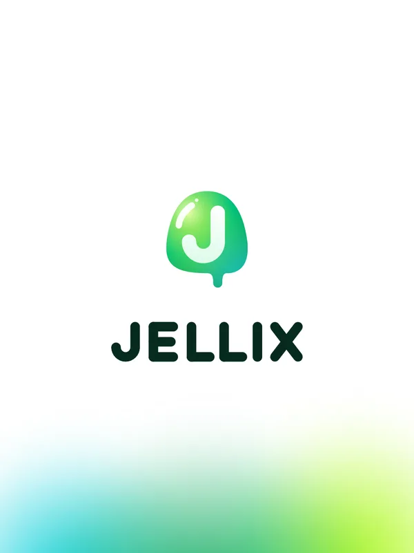 The Jellix logo, a glossy green jelly J, above the Jellix wordmark